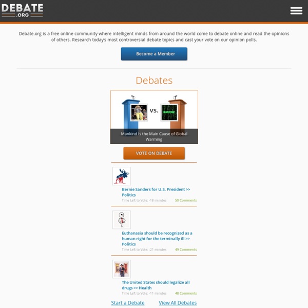 The Premier Online Debate Website Pearltrees