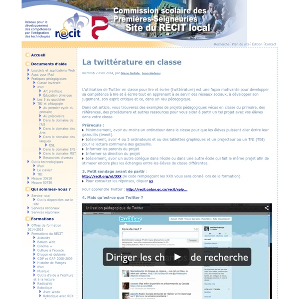 RECIT CSDPS Pearltrees