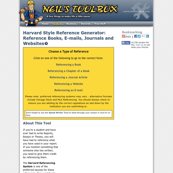 👍 Harvard reference list generator. Harvard Reference