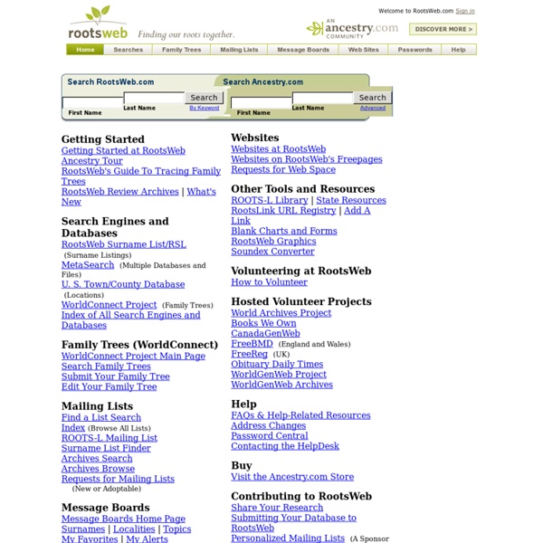RootsWeb Pearltrees