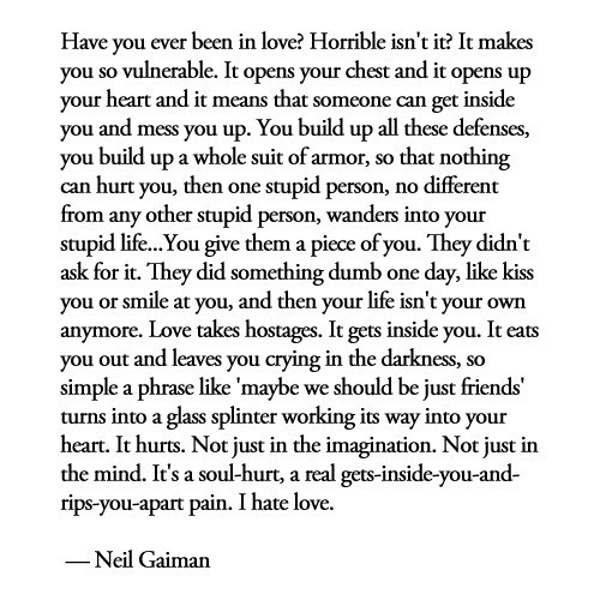 Sad Long Quotes About Love