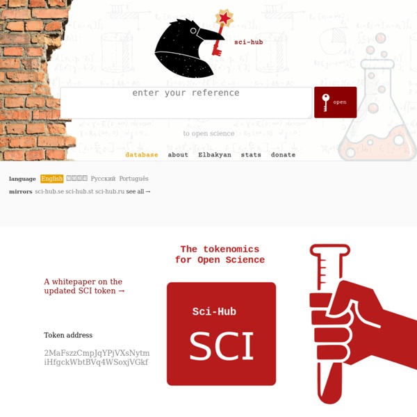 SciHub removing barriers in the way of science Pearltrees