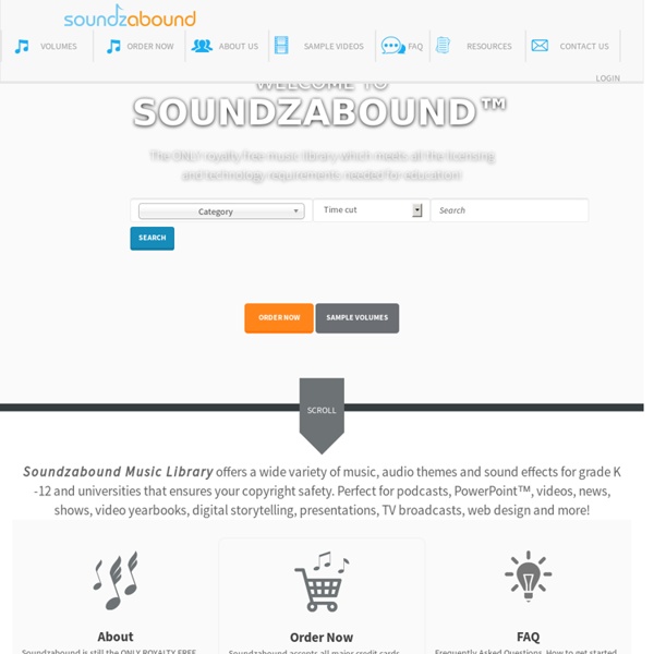Soundzabound Royalty Free Music for Schools Pearltrees