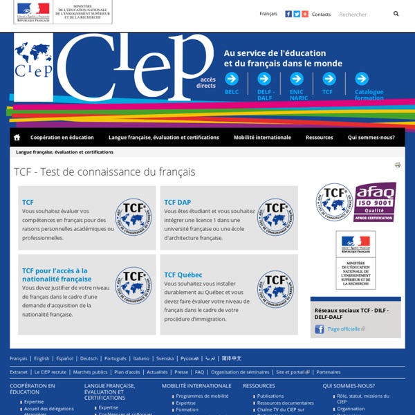 TCF Alliance Française Ottawa Register now!