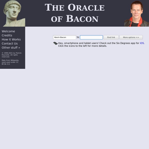 The Oracle of Bacon Pearltrees