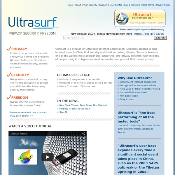 UltraSurf Pearltrees