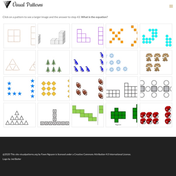 Visual Patterns 120 Pearltrees