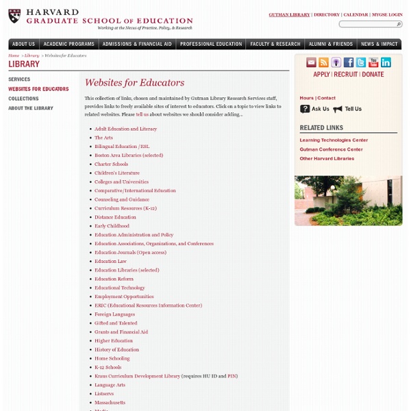 sites for Educators Pearltrees