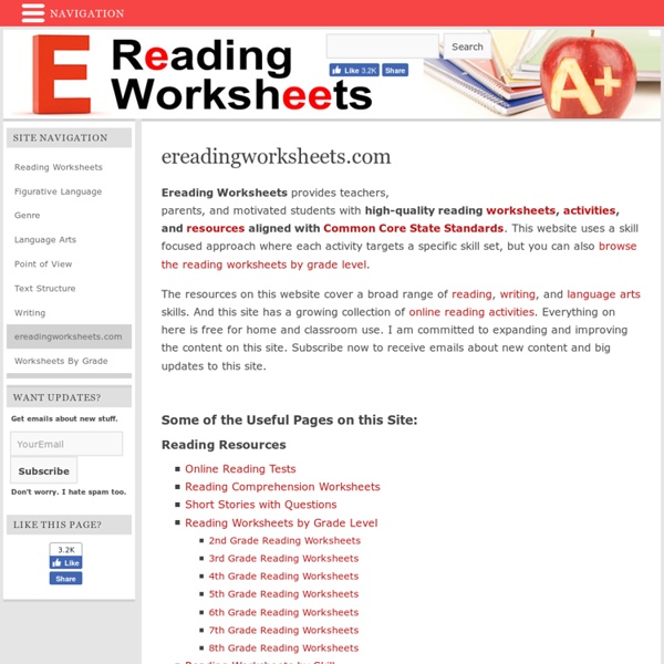 Free Reading Activities & Resources | Pearltrees