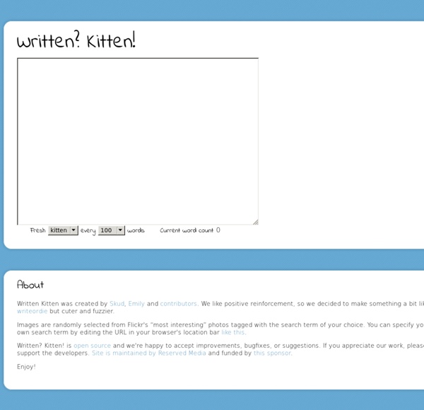 Written? Kitten! Pearltrees