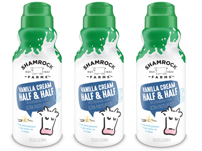 Shamrock Farms Launches New Vanilla Half & Half Perishable News