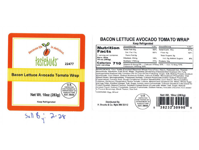 J&J Distributing Recalls ReadytoEat Meat and Poultry Salads and Wrap