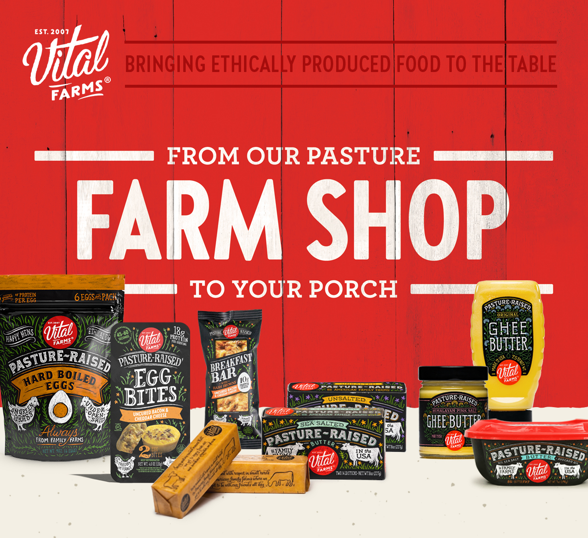 From Pasture to Porch, Vital Farms Launches Its First