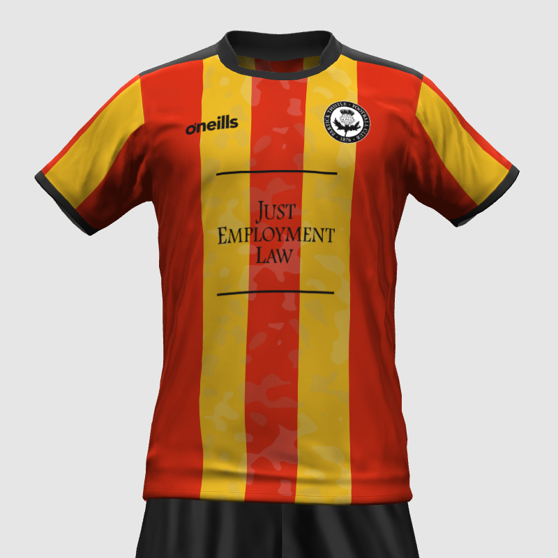 Partick Thistle home Concept PES Master Kit Creator Showcase
