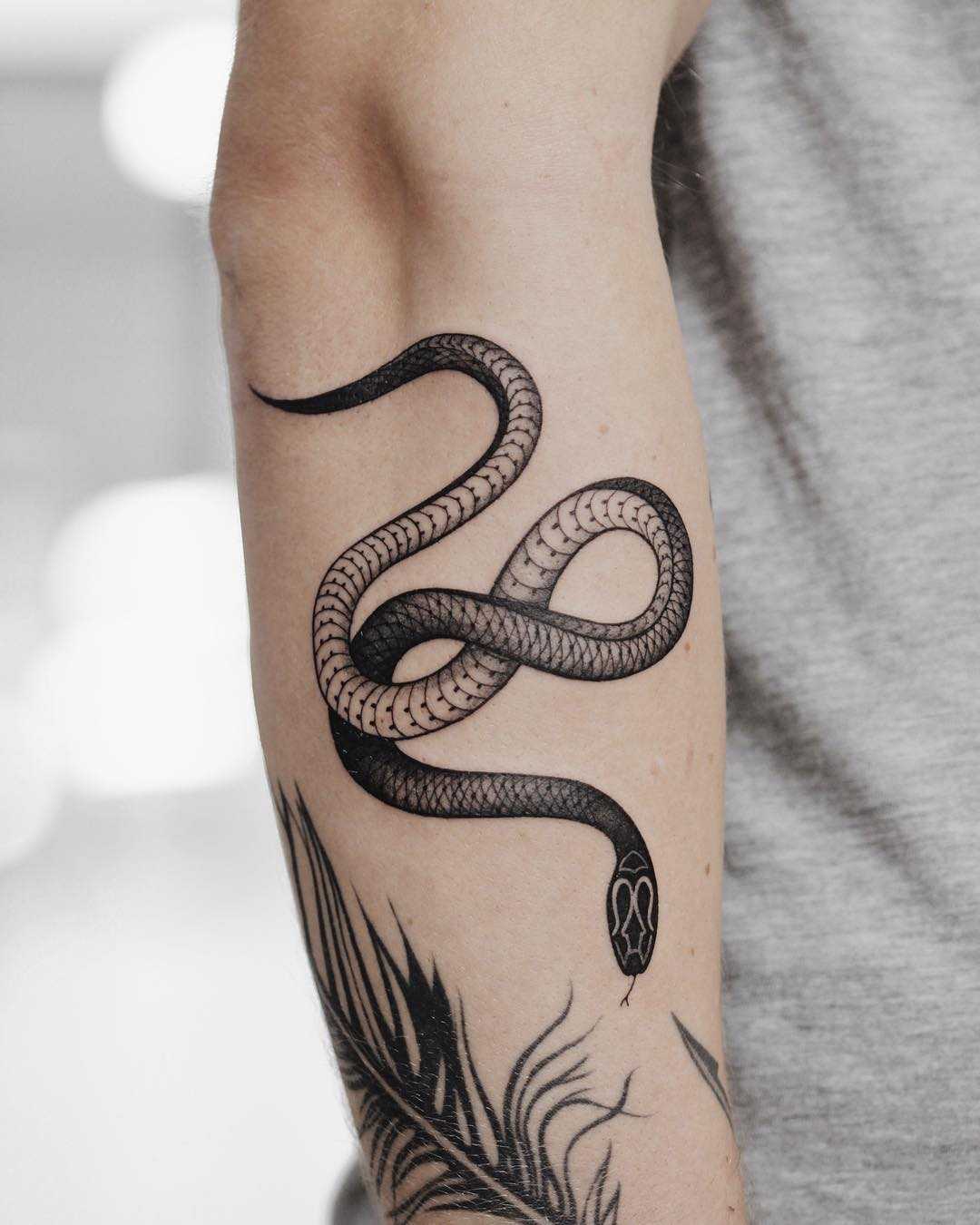 25+ Amazing Small Snake Tattoo Ideas & Designs - Petpress 1350_x_1080_jpg