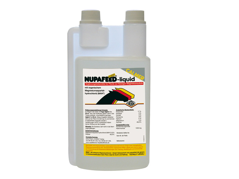 Nupafeed liquid Calmer für Pferde pferdefutter.de