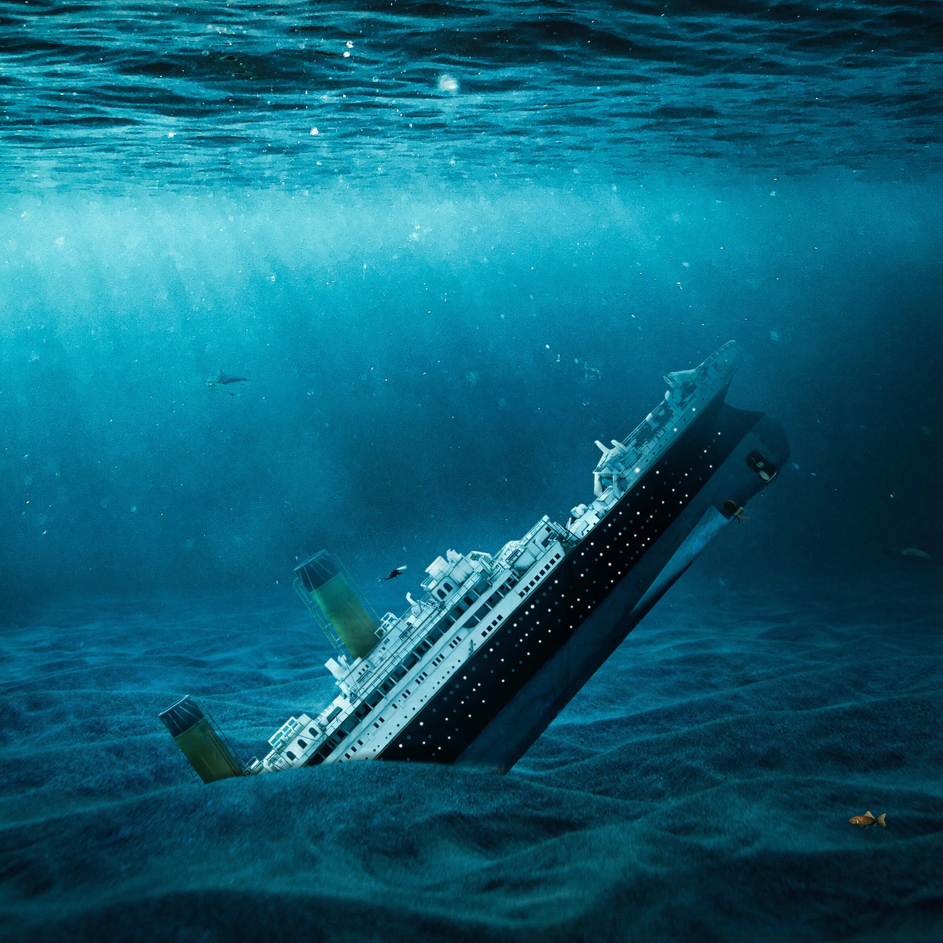 Create an Underwater Titanic Scene in Tutorials