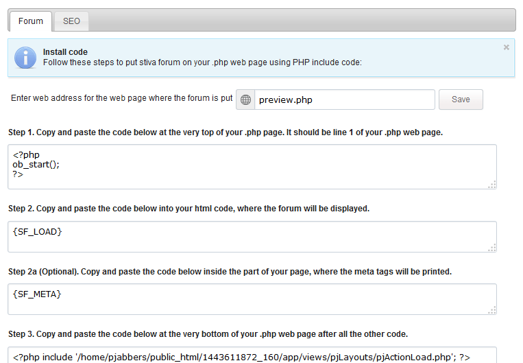 PHP Forum Script PHPJabbers