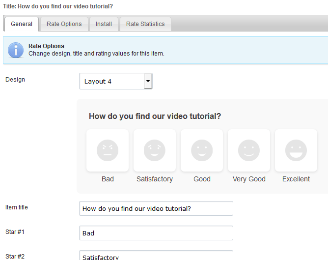 Star Rating Script PHP Rating Script Features