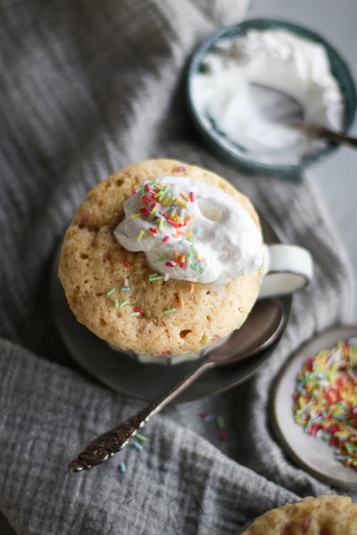 Vanilla Birthday Mug Cake Pick Up Limes