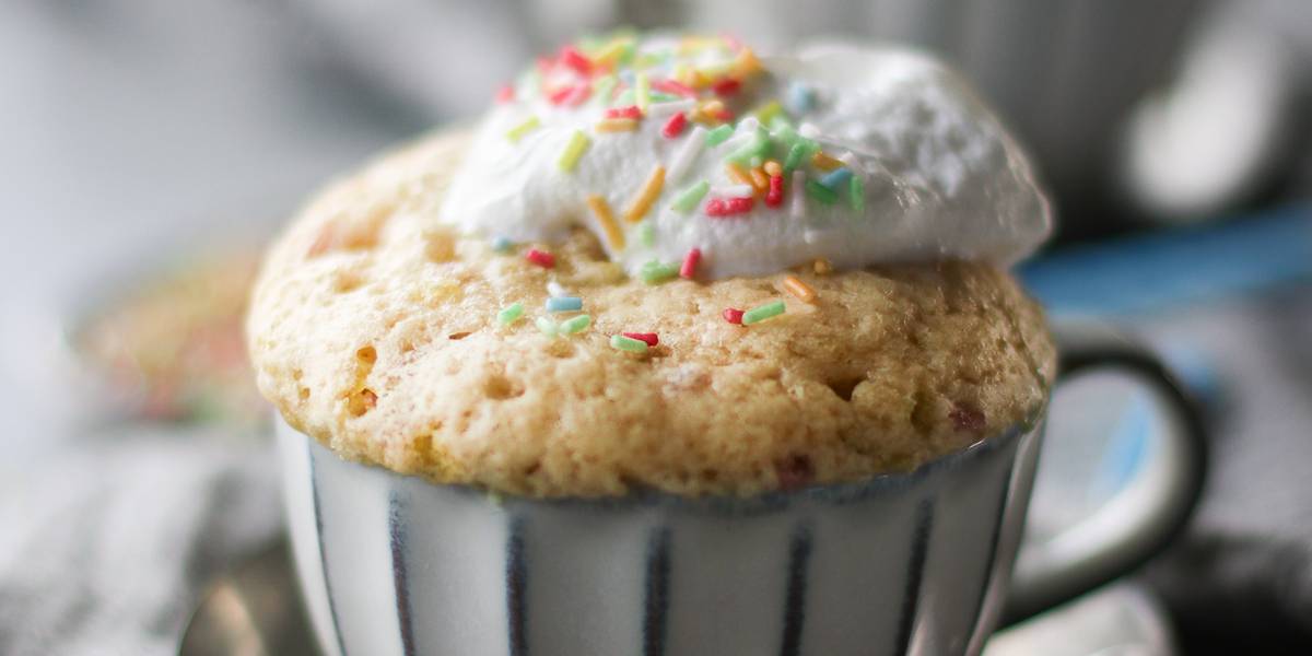 Vanilla Birthday Mug Cake Pick Up Limes