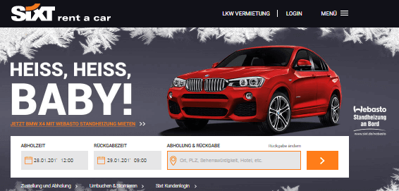 (Gültige!) SIXT Gutschein 30 August 2021