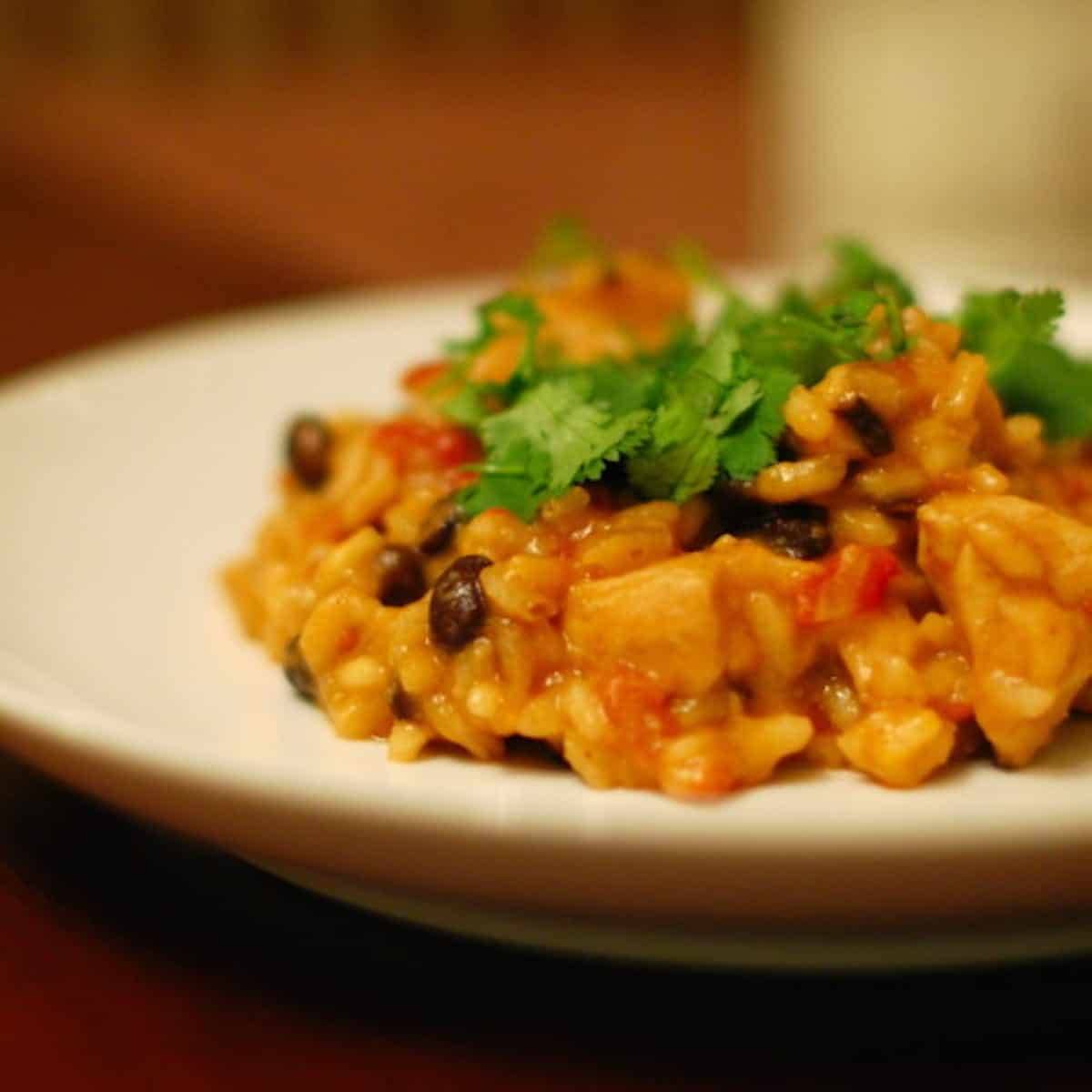 Cheesy Black Bean Risotto Recipe Pinch of Yum