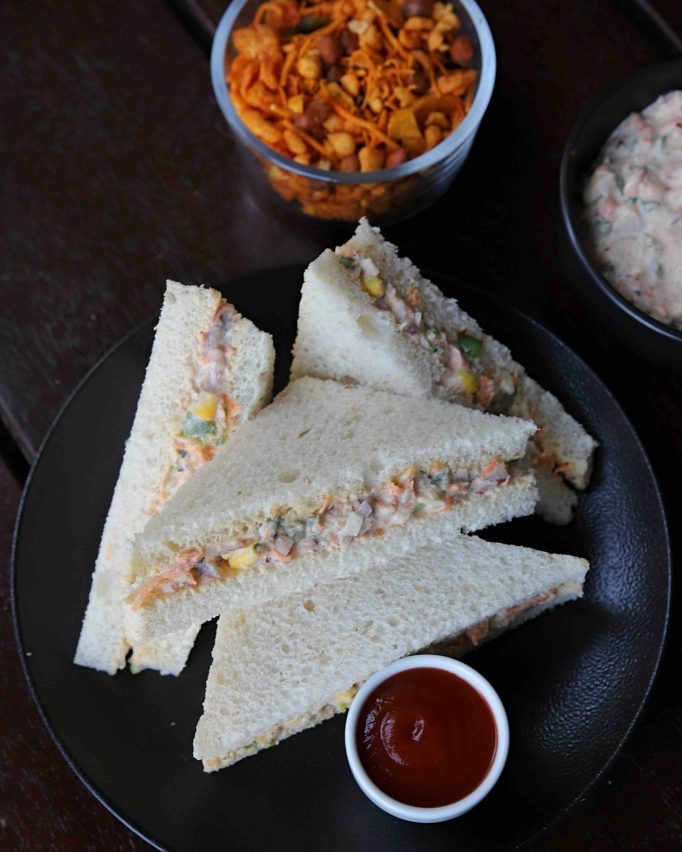 hebbars.kitcheninstagram on Pinno veg malai sandwich recipe bread