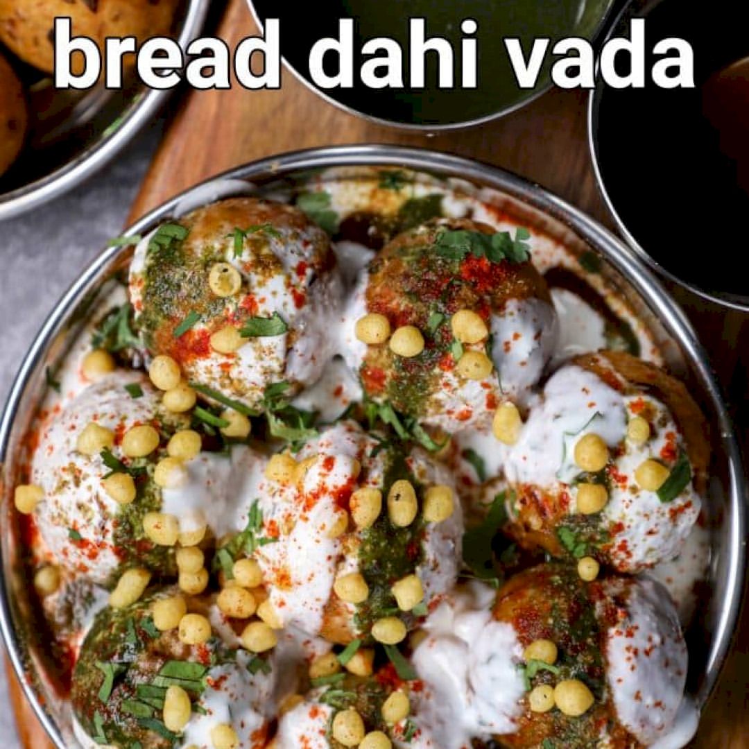 hebbars.kitcheninstagram on Pinno bread dahi vada recipe bread ke