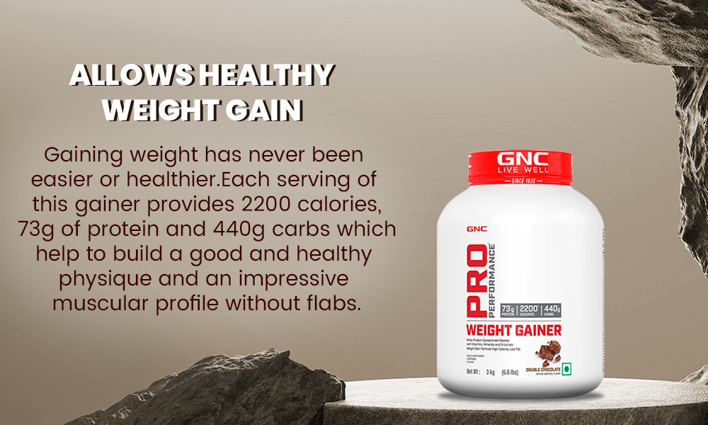 Buy GNC Pro Performance Weight Gainer 6.6 lbs, 3 kg (Double Chocolate