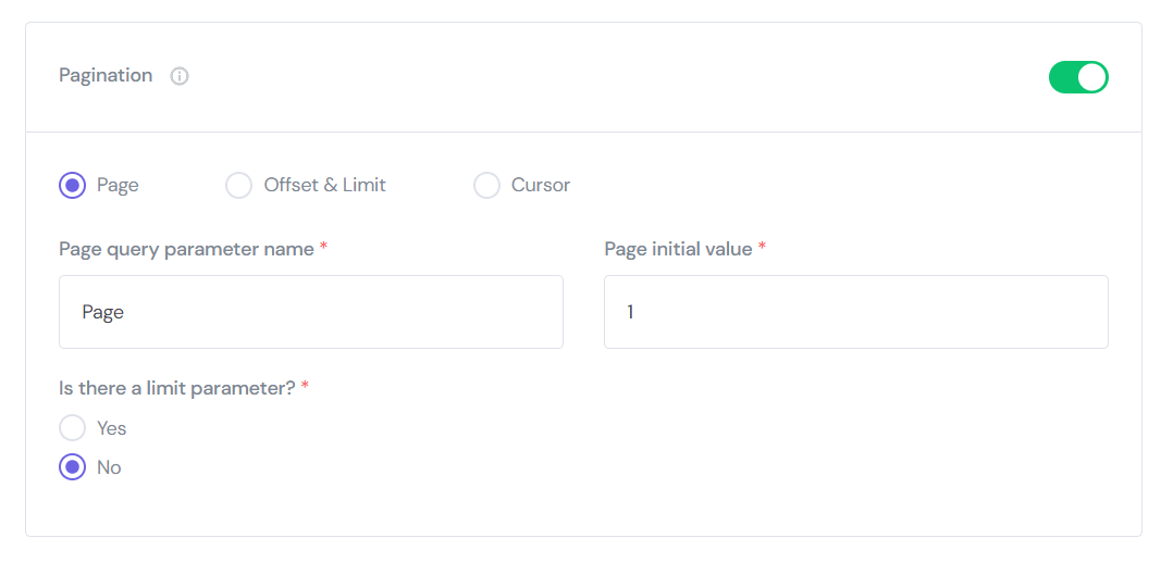 REST API Pagination Boltic Documentation & User Guide