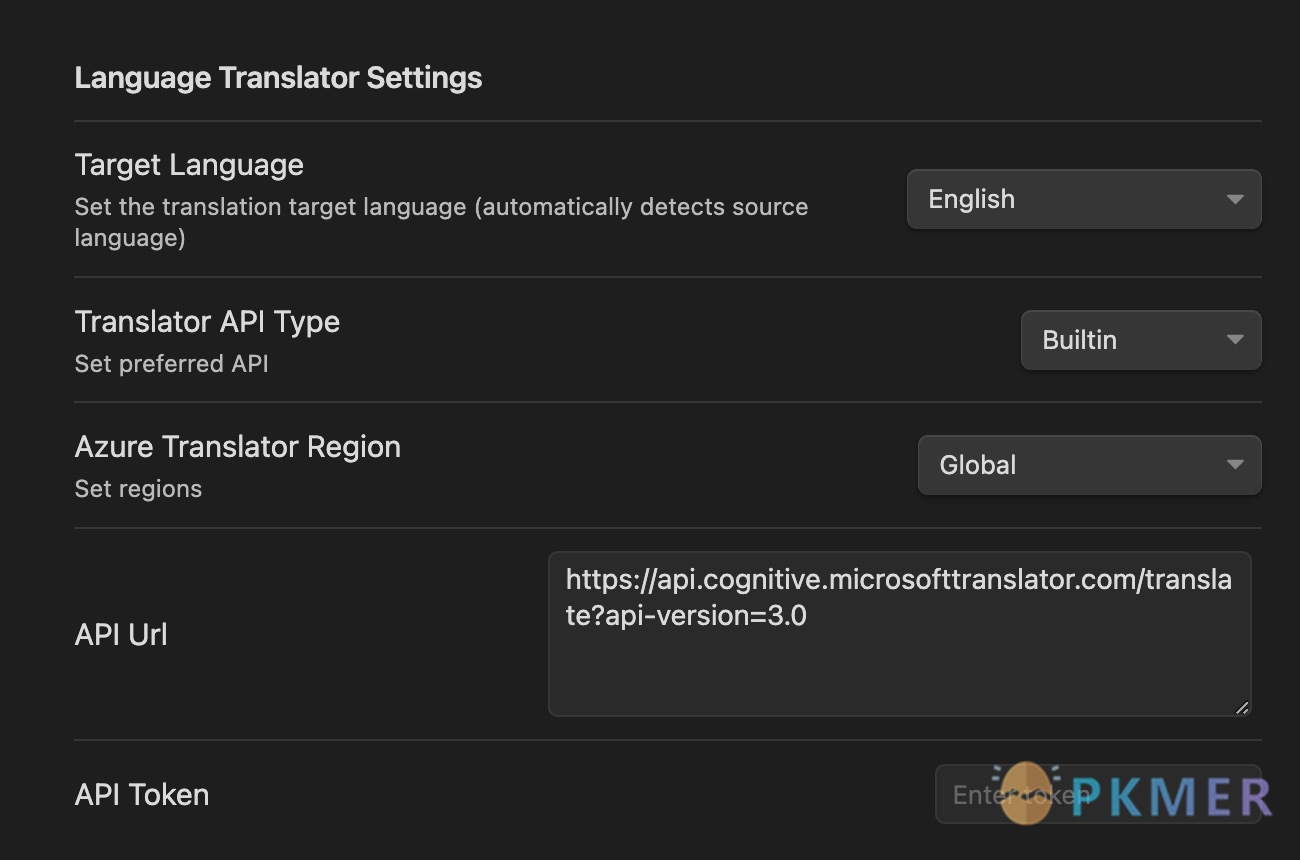 Obsidian 插件：Language Translator