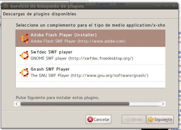 Instalar Flash Player para firefox en ubuntu