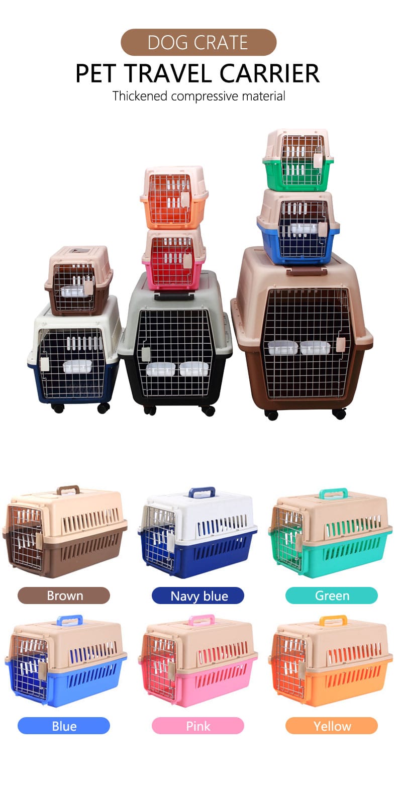 Best plastic dog travel crate, plastic dog crate