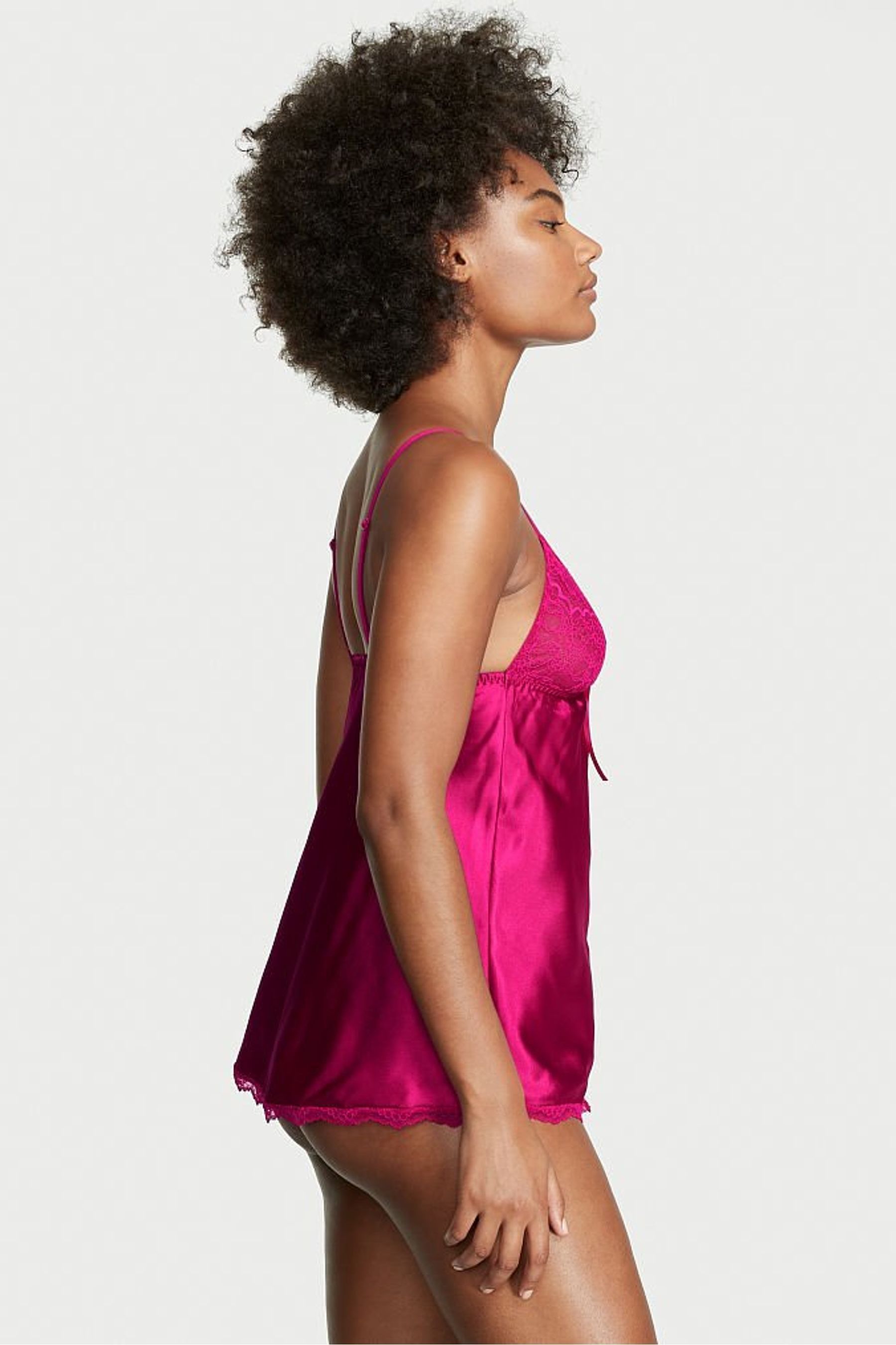 Victoria's Secret Satin Tie Front Babydoll Set Victoria's Secret Ireland