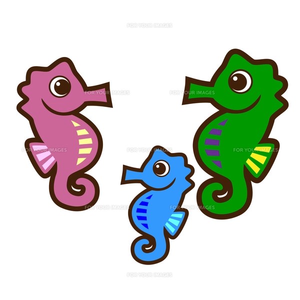 かわいいタツノオトシゴ動物漫画のキャラクター。白い背景上に分離。イラスト。 のイラスト素材・ベクタ - . Image 66848988. タツノオトシゴのイラストの写真素材 [Fyi00187520] | ストックフォトのAmanaimages Plus