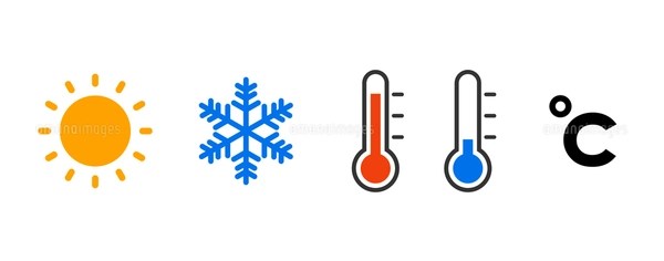 いろいろな温度の温度計のイラスト | かわいいフリー素材集 いらすとや 温度計の写真素材・イラスト素材 | ストックフォトのAmanaimages Plus