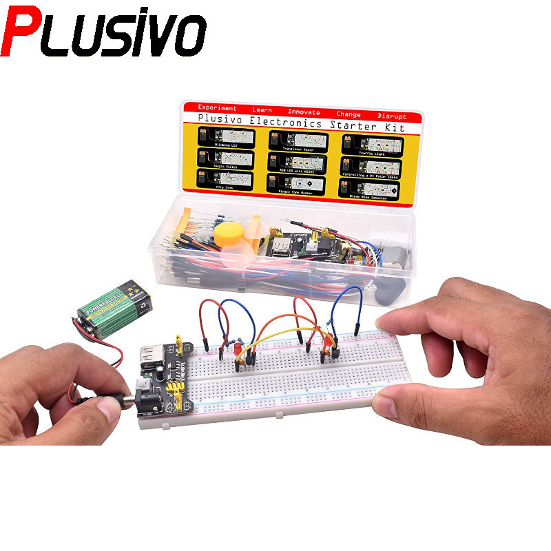 Plusivo Electronics Component Starter Kit Plusivo