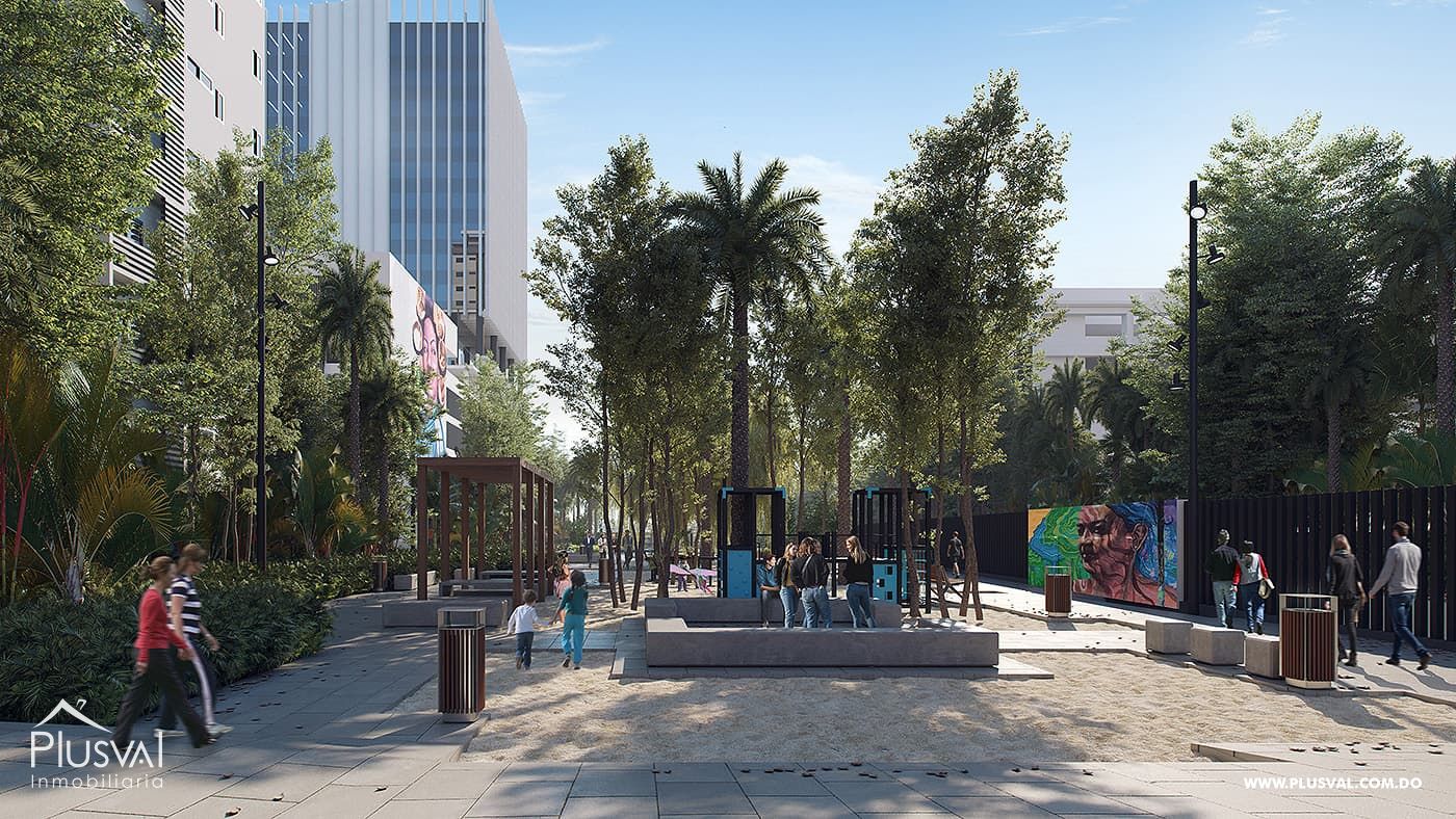 Impresionante apartamento de 1 habitacion en venta en el malecón, un oasis urbano en el corazón