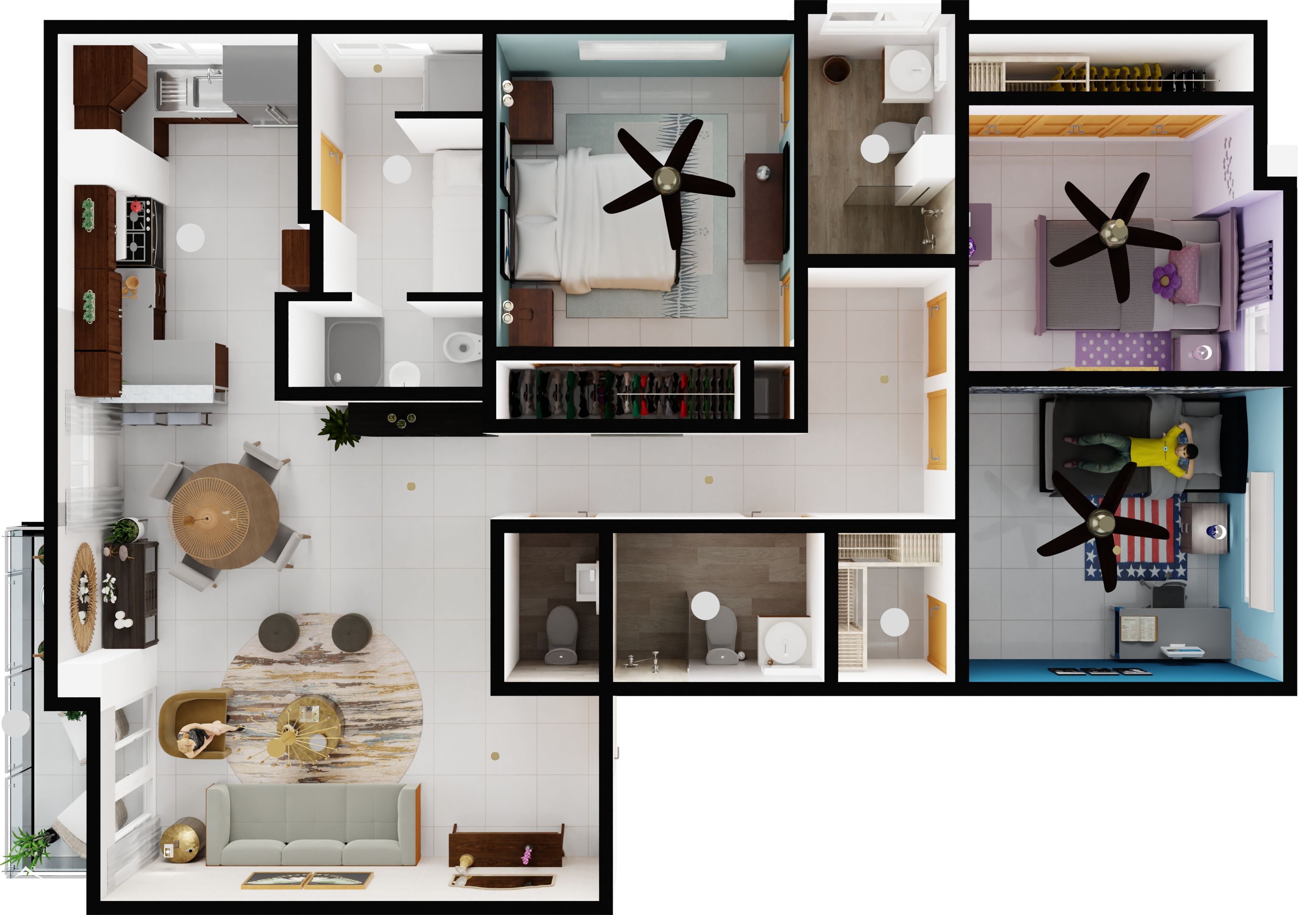 Apartamento en venta de 2 habitaciones en IndependenciaMiramar 32747