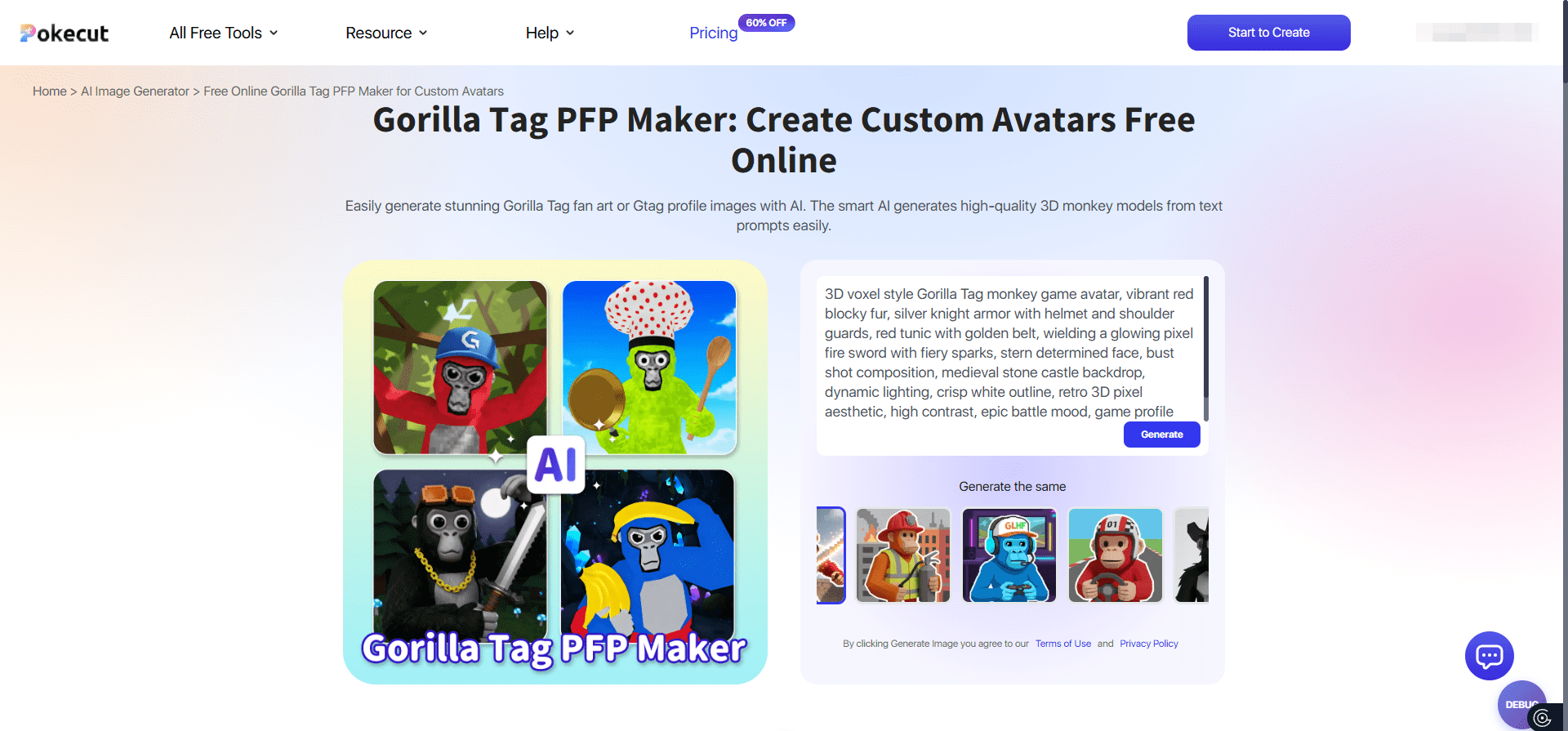 Free Online Gorilla Tag PFP Maker for Custom Avatars(08)