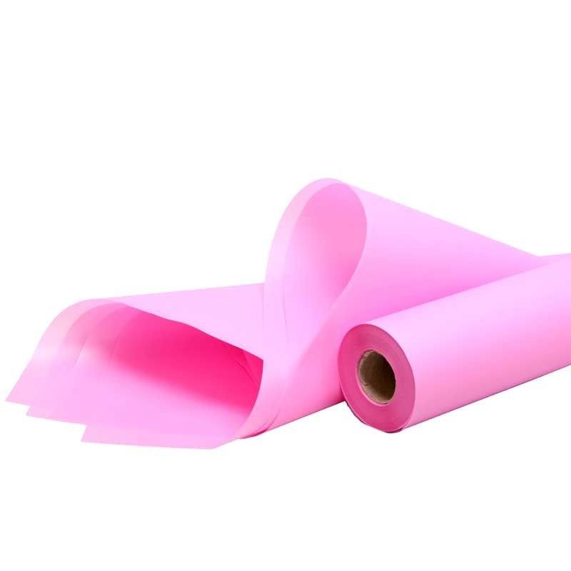 Florist Cellophane Wrap Frosted Pink 80cm x 80m www.floralsundries