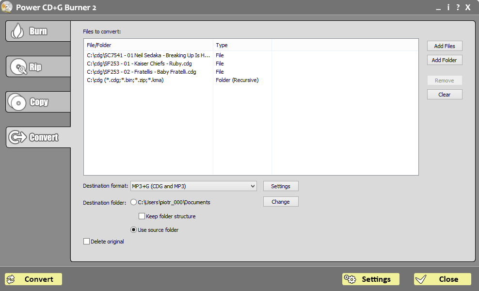 Power CD+G Burner 2 Burn & RIP Karaoke CD Discs on Most CDR Drives