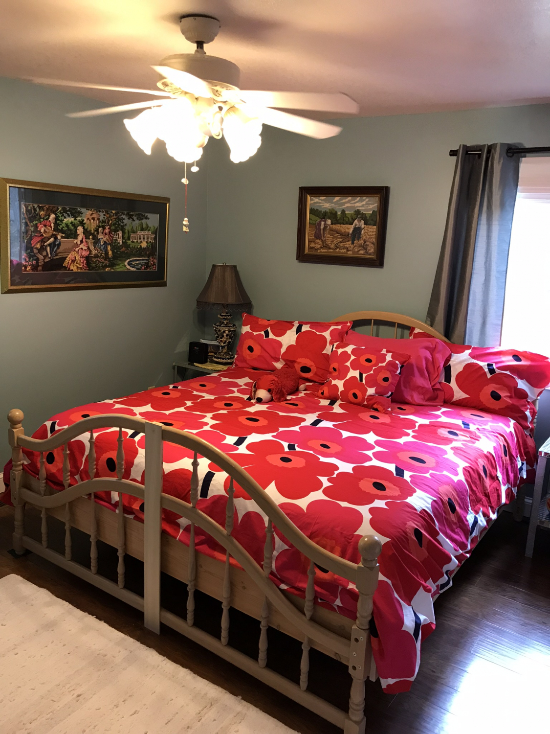 Marimekko Unikko Red King Duvet Cover Set Marimekko Unikko Red Bedding