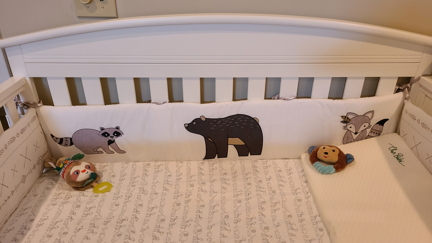 Woodland Friends Collection Crib Bumper Pad