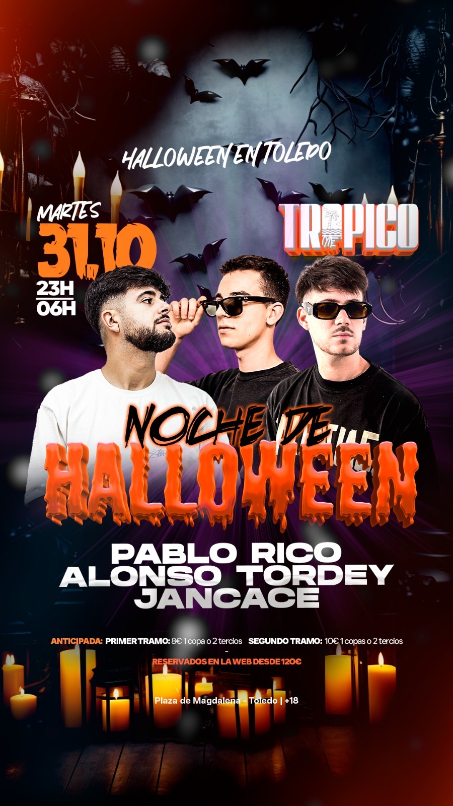 Alejandra Aragones Fernandez Tropico Noche De Halloween Entradas