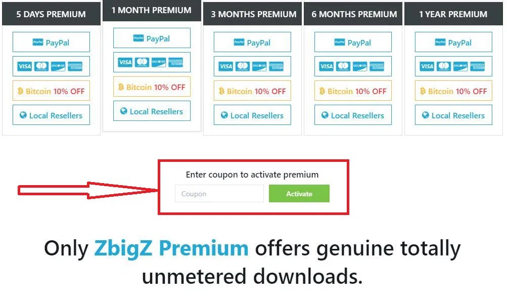 How To Activate Zbigz Premium Coupon Code