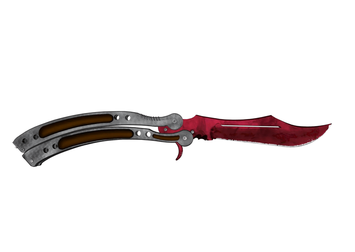 Butterfly Knife Doppler Ruby CS2 skin