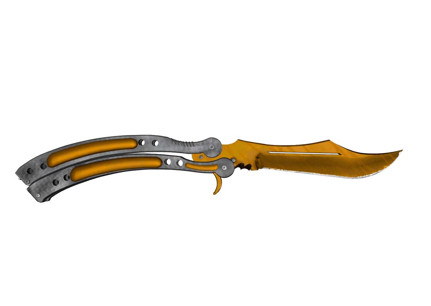 Butterfly Knife Tiger Tooth CS2 skin