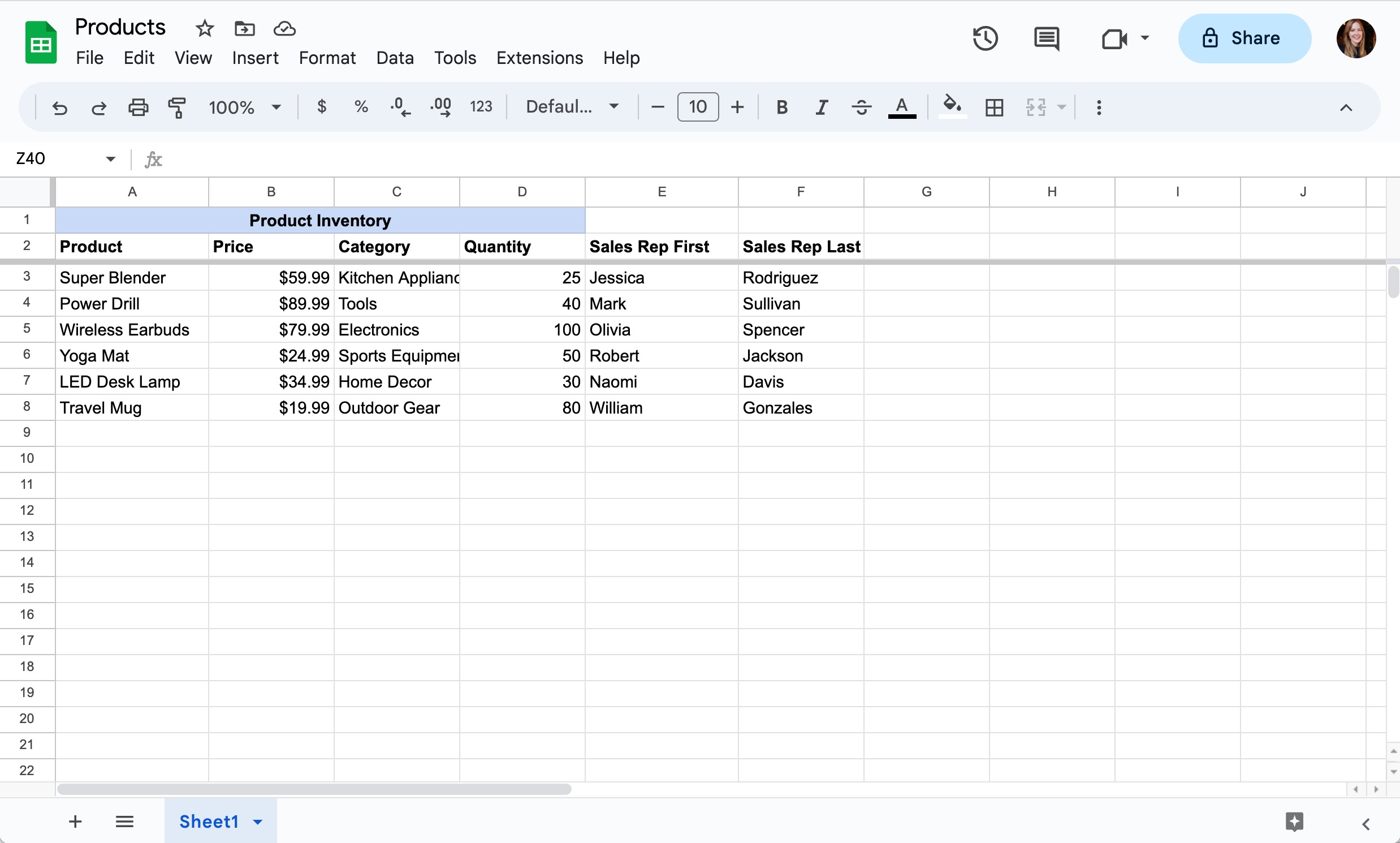 Google Sheets 101 complete guide to getting started with Google Sheets(04)